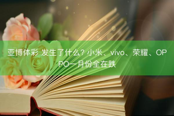 亚博体彩 发生了什么? 小米、vivo、荣耀、OPPO一月份全在跌